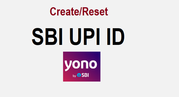 create SBI UPI ID