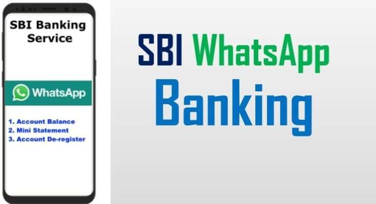 SBI Whatsapp banking