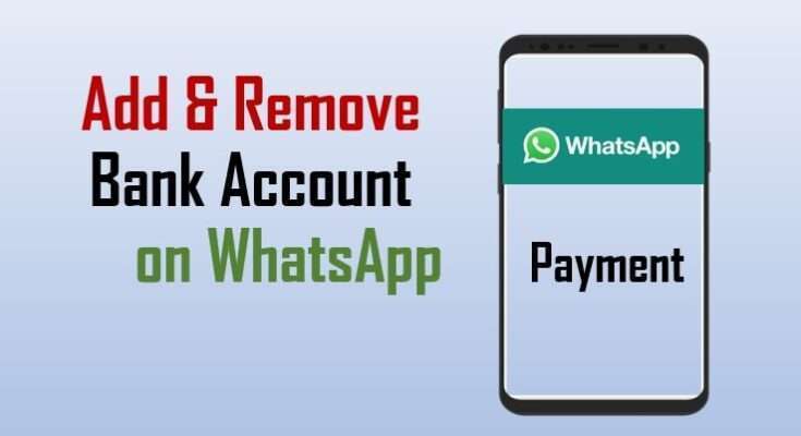 add and remove whatsapp payment method