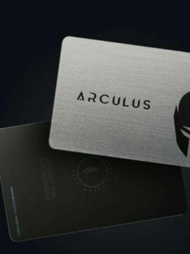 Arculas Crypto card features