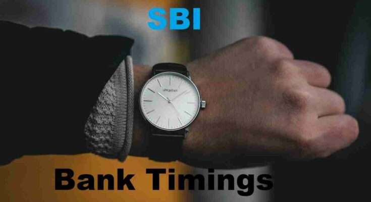 SBI Bank timngs 2023