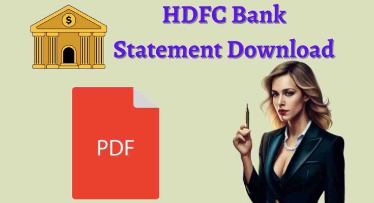 HDFC Bank Statement download
